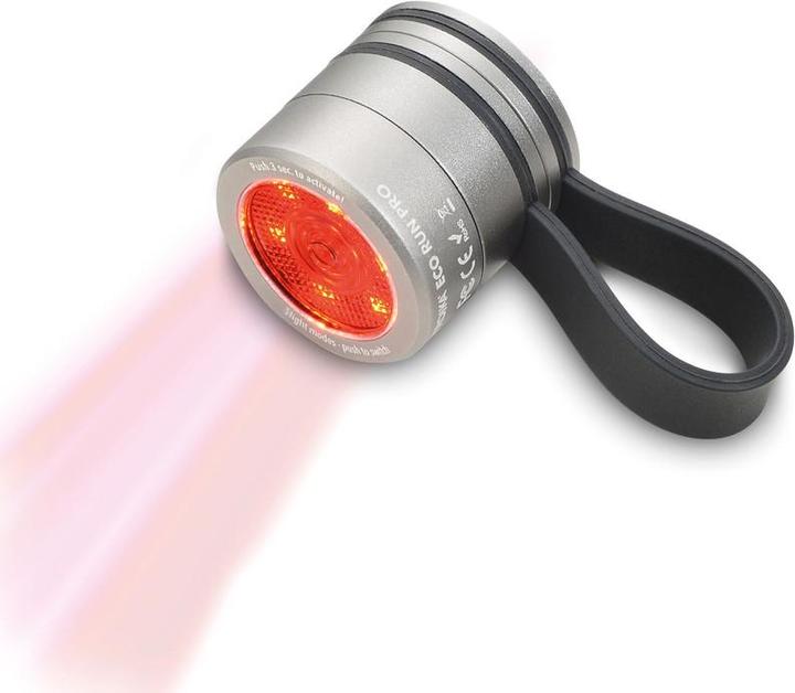 Actual product image Troika ECO RUN PRO torch Sports and safety light, LED, 5 light functions, 4 accessories for use in the run (7 cm)