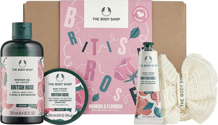 Immagine prodotto Body Shop Nourish Flourish British Rose Gift Box - Un bellissimo set regalo per le appassionate di bellezza