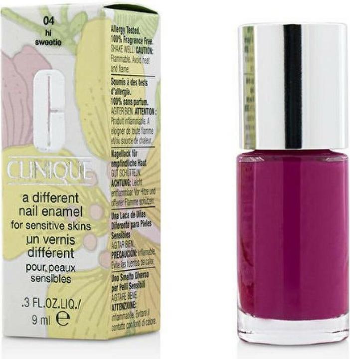 Clinique A Different Nail Enamel For Sensitive Skins (04 Hi Sweetie, Farblack)