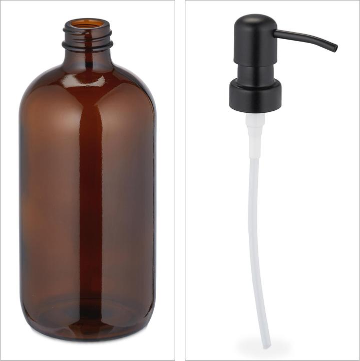 Image du produit Relaxdays 2x distributeur de savon en verre