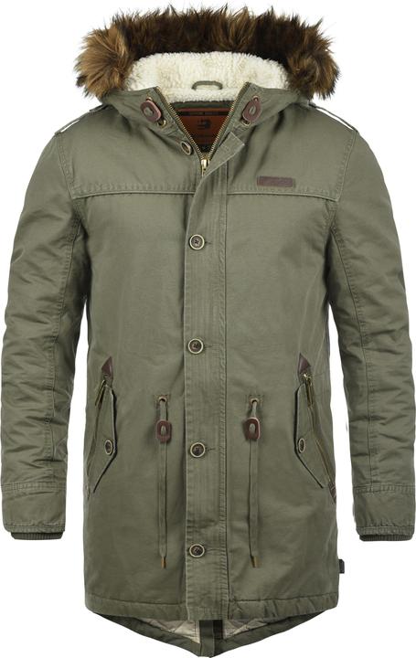 Image du produit Indicode Pulsoor Manteau D'Hiver À Capuche Avec Peau De Mouton Parka D'Hiver Veste Longue Pour Homme (M)