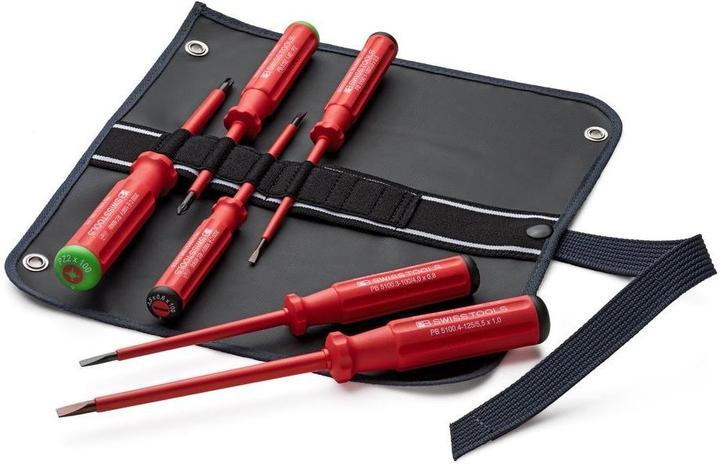 Produktbild PB Swiss Tools Schraubenzieher-Set (Schlitz, Pozidriv-Kreuzschlitz (PZ))