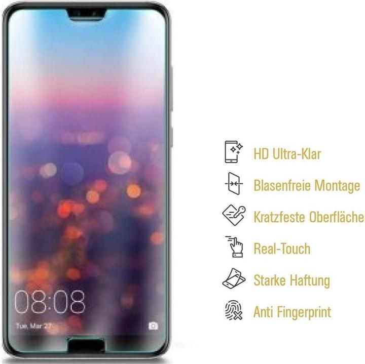 Actual product image Protectorking 6x Panzerfolie Anti-Shock HD Klar (6 Piece, Honor 10)