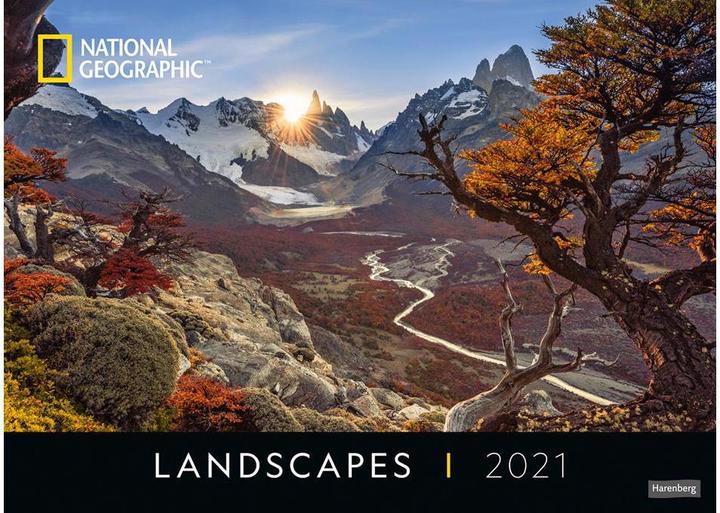 Image du produit National Geographic Calendrier Paysages 2021 (B2, Non contraignant, Allemand)