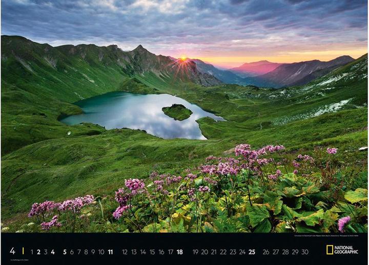 Image du produit National Geographic Calendrier Paysages 2021 (B2, Non contraignant, Allemand)