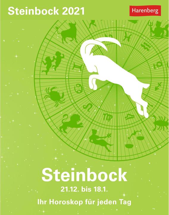 Produktbild Harenberg Kalender Sternzeichen Steinbock 2021 (A5, Kein Einband, Deutsch)