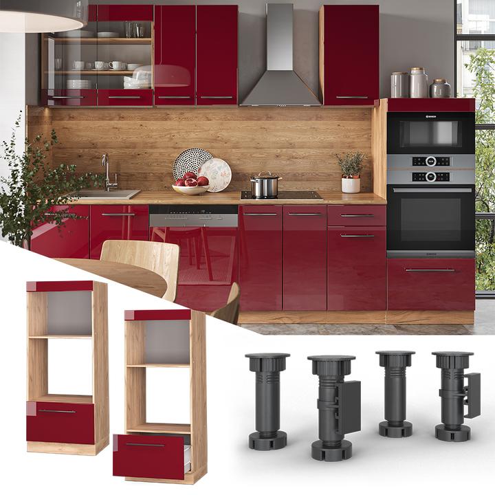 Produktbild Vicco Mikrowellenschrank Fame-Line (60 x 58 x 153.5 cm)