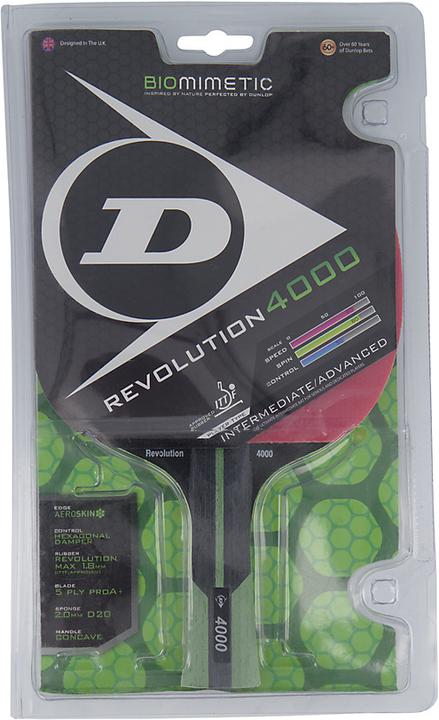 Image du produit Dunlop Revolution 4000 raquette de tennis de table