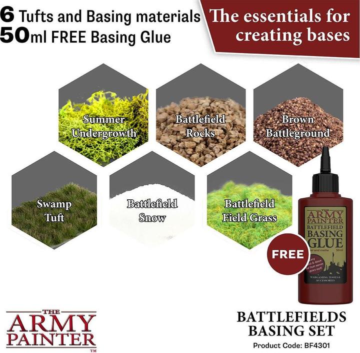 Actual product image Army Painter Battlefields Basing Set