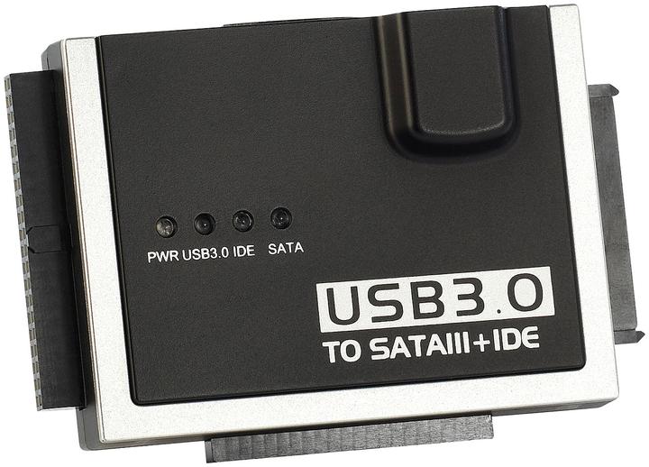 Actual product image Xystec Universal hard disk adapter for IDE/SATA to USB 3.0, incl. power supply unit