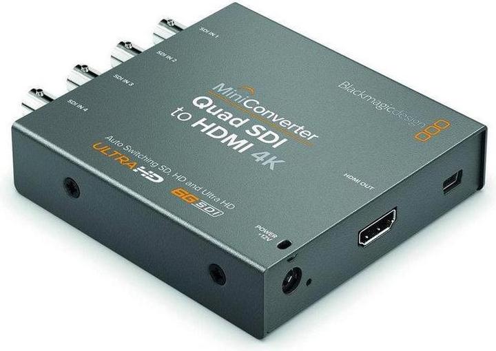 Actual product image Blackmagic Design Mini Converter Quad SDI-HDMI 4K (Digital -> Digital)