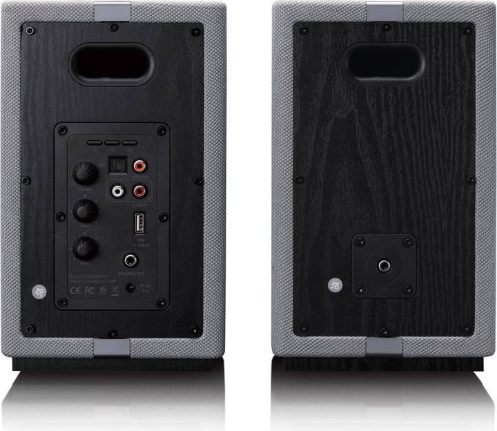Produktbild Lenco Aktiv Lautsprecher, 2x40W, Black, BT, opt.In, USB, AUX (Netzbetrieb)