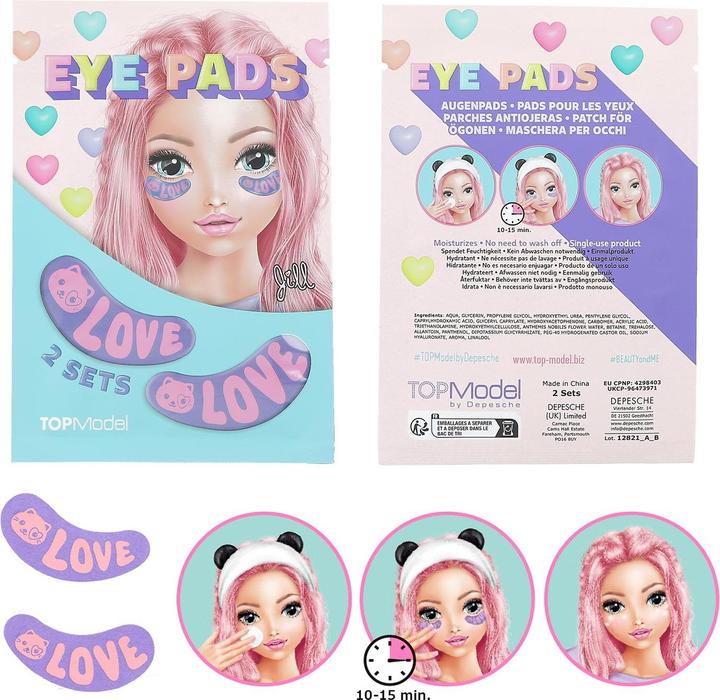 Produktbild Depesche TOPModel - BEAUTY and ME - Augenpads - 1 Set