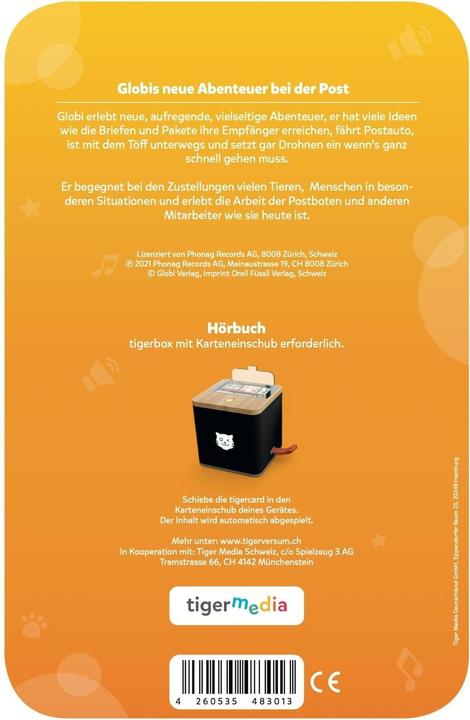 Produktbild Tigermedia tigercard - Globis neue Abenteuer bei der Post (Deutsch)