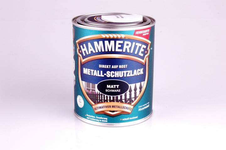 Actual product image Hammerite Metal Protective Lacquer White Matt (750 ml, White)