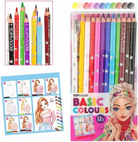 Produktbild Top Model Buntstifte-Set (Mehrfarbig, 12 x)