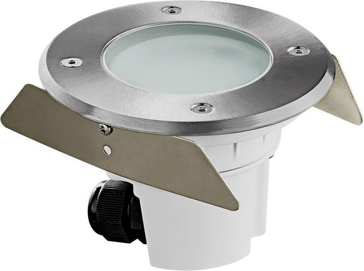 Actual product image Heitronic LED recessed floor spot Messina 9W 3000K IP65 550lm 90° (550 lm, IP65)