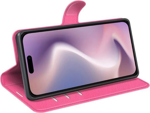 Actual product image MU Classic Litchi Leather Bookcover Series (Apple iPhone 16 Pro Max)