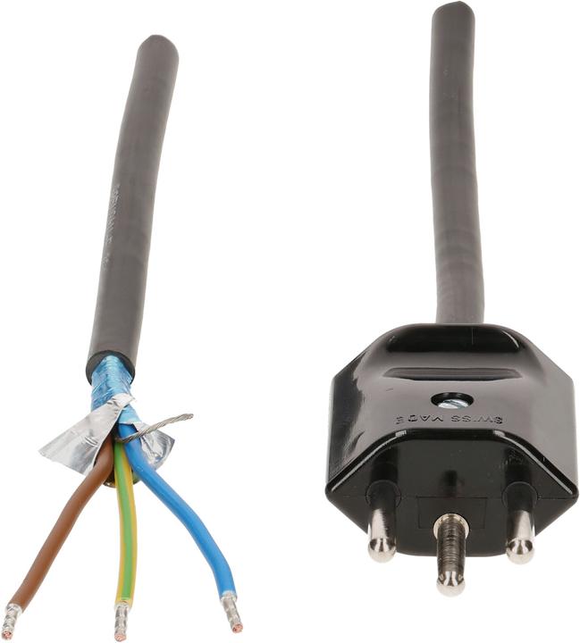 Produktbild Max Hauri Elektrobiologie MHAG Netzkabel 3G1.0 geschirmt Typ 12 (3 m)