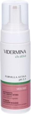 Actual product image Vidermina CLX Active Cleansing Mousse for Intimate Hygiene 165ml (165 ml, Intimate washing lotion)