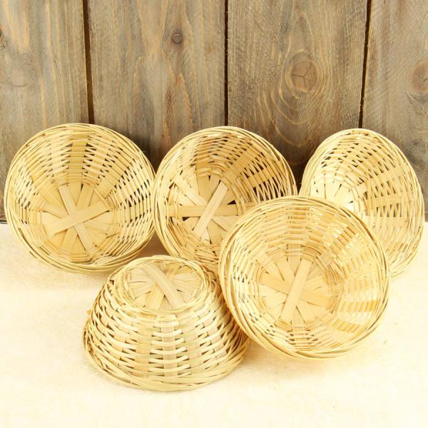 Image du produit trendmarkt24 Panier de Pâques (5 x, Ø 14 x 6 cm)
