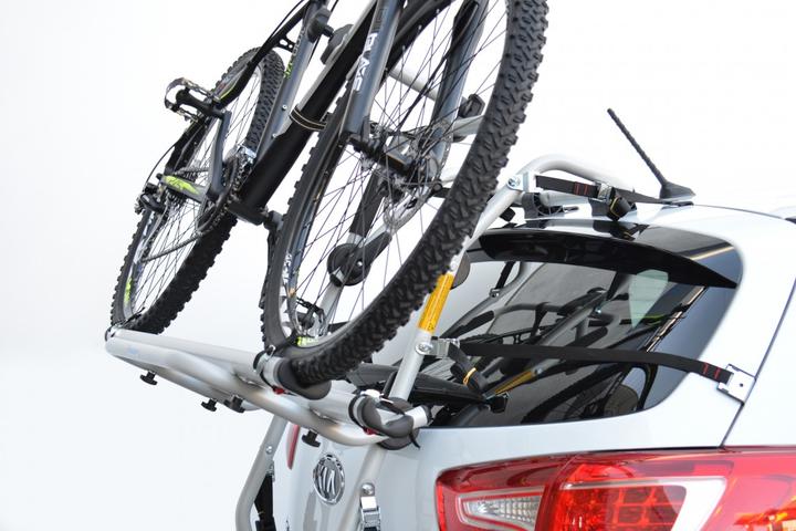 Actual product image Peruzzo Padova Alu 2 Grey Rear Bicycle Carrier for 2 BicyclesVelotrack