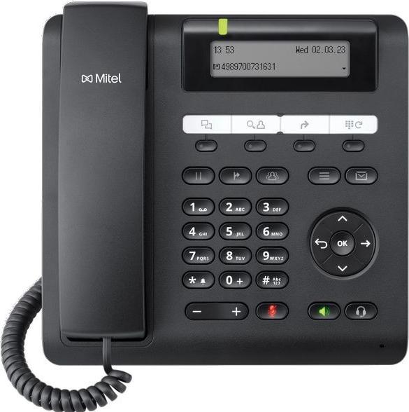 Actual product image Unify OpenScape CP 205T TDM desk phone, black, WLAN: No