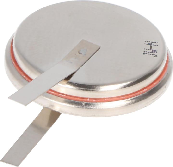 Image du produit AccuCell Batterie CR2450 mit Lötfahnen in U-Form (1 pcs, CR2450, 600 mAh)