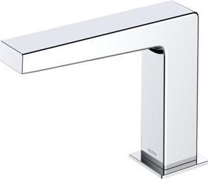 Actual product image TOTO automatic faucet spout, angular, low, cold water, 2 l/min, projection 124mm, Auto Function, Eco