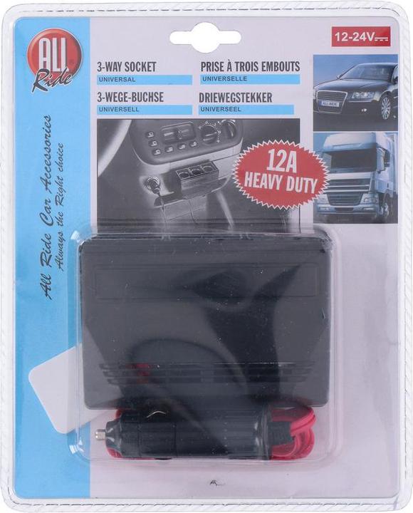 Image du produit All Ride Prise d'éclairage 3 voies 12A PL