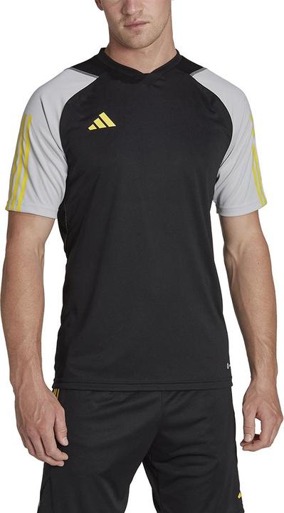 Productafbeelding adidas Heren Tiro 23 Wedstrijdshirt Zwart-Grijs HU1295 (L) (L)