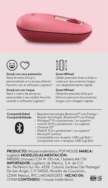 Productafbeelding Logitech POP-muis (Draadloze)
