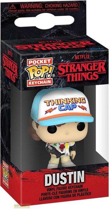 Actual product image Funko Portachiavi Pop! Stranger Things S4 : Dustin