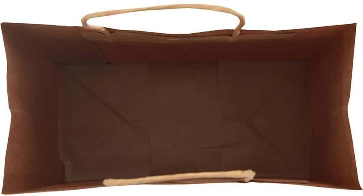 Produktbild VidaXL Kraftpapiertüten 50 Stk. mit Henkel Schwarz 21x11x36 cm Papiertüte (Geschenktüte, 50 x)