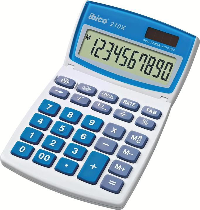 Ibico Tischrechner 210X (Solarzellen)