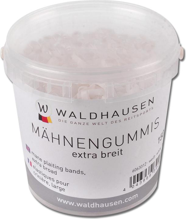 Produktbild Waldhausen Mähnengummis extra breit im Eimer Weiss