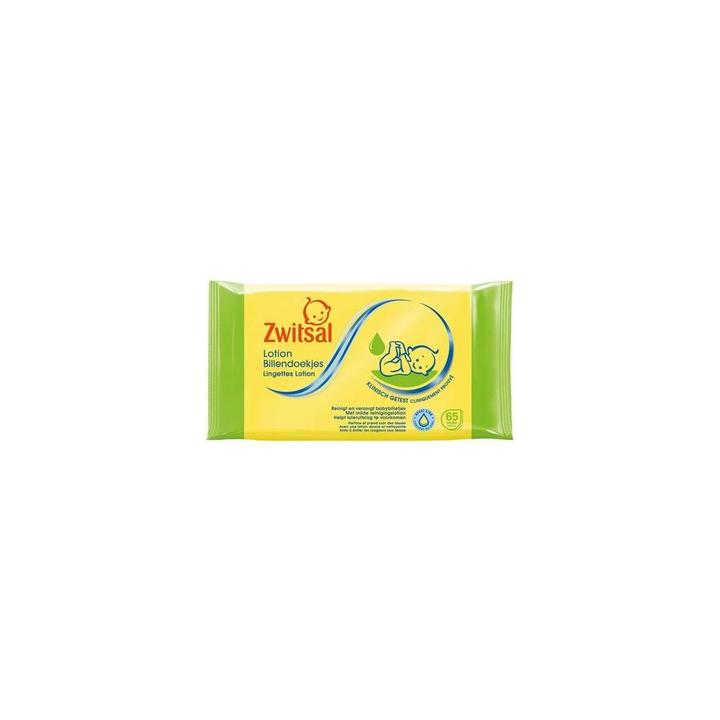 Image du produit Zwitsal Baby Lotion Wipes for Normal Skin 65 Pieces (Lotion pour le corps)