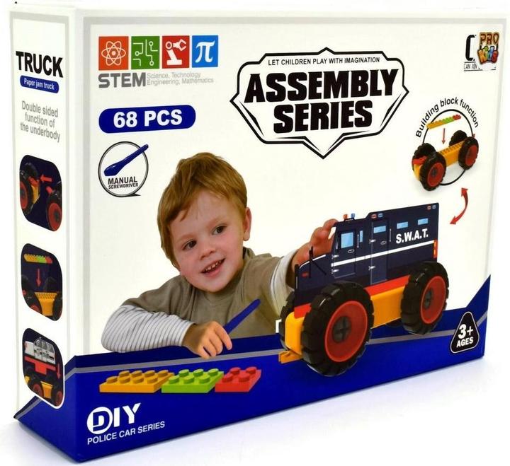 Actual product image PRO Automobilis Kids Builder 68 el.