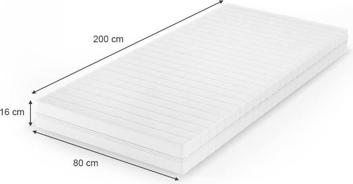 Produktbild VitaliSpa Foamy (80 x 200 cm, Schaumstoffkern)