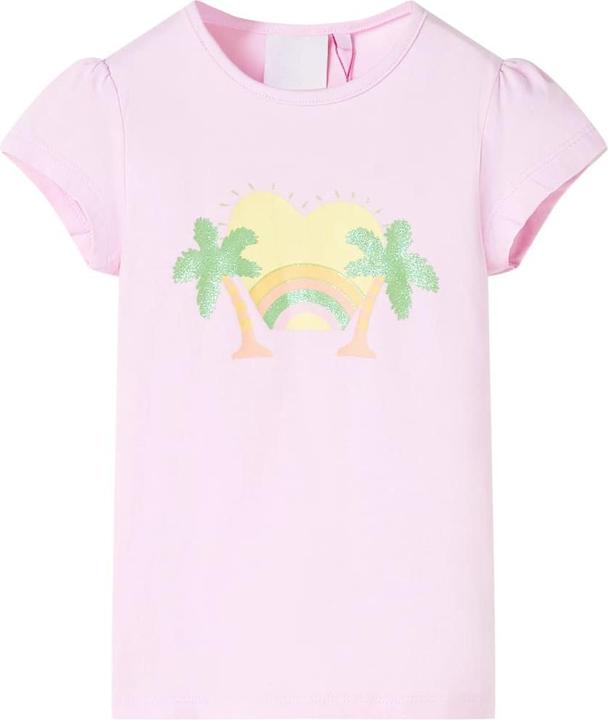 Immagine prodotto VidaXL T-shirt per bambini rosa chiaro 116,Materiale: 95% cotone. 5 (116)