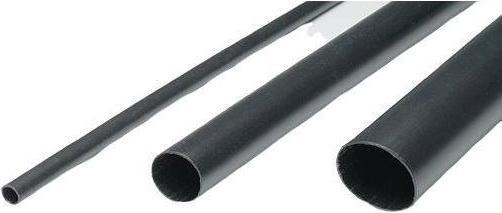 Actual product image RND Heat shrink tubing ethylene vinyl acetate, 16... 55mm, Black, 1.2m