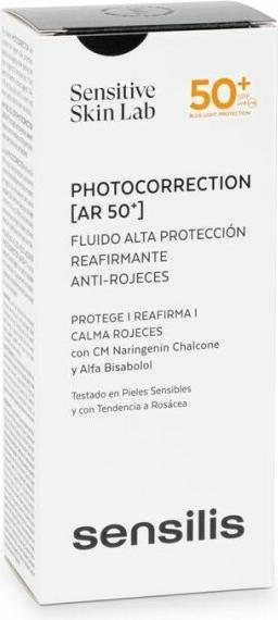 Actual product image Sensilis PHOTOCORRECTION (AR 50+) fluido 40 ml (Sun cream face, SPF 50, 40 ml, 60 g)