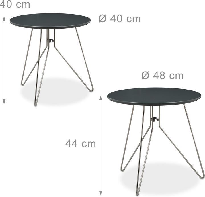 Productafbeelding Relaxdays Bijzettafel (48 x 64 x 44 cm)