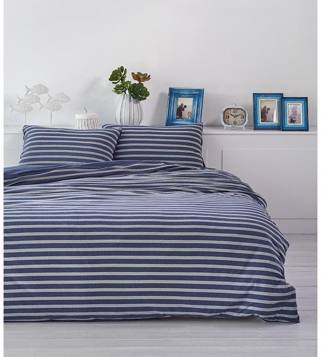 Immagine prodotto Living Home Maglia melange double face (Set di biancheria da letto, 80 x 80 cm, 155 x 220 cm)