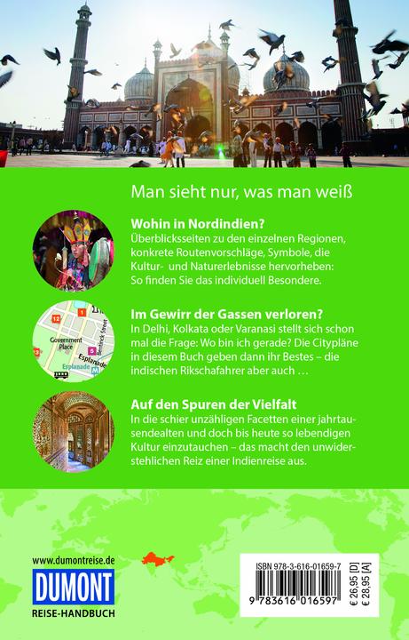 Produktbild Reise-Handbuch Reiseführer Indien, Der Norden (Deutsch, Hans-Joachim Aubert, 2024)