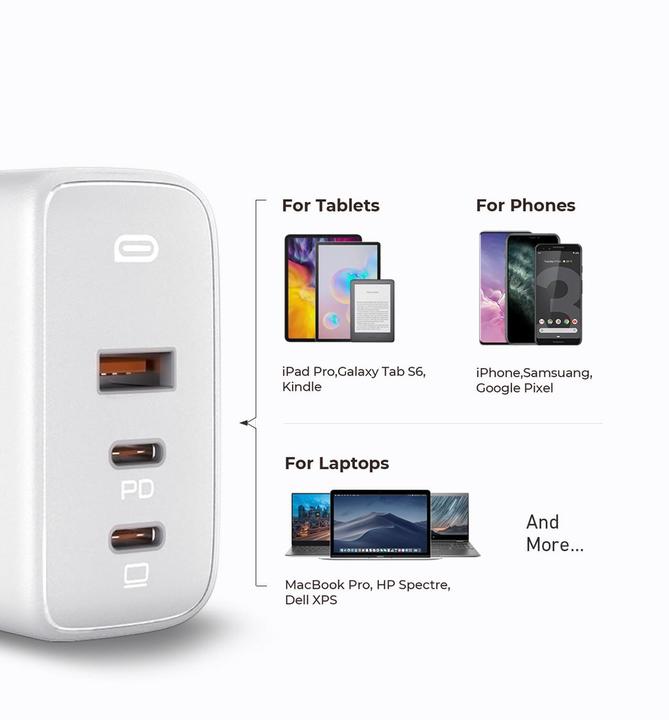 Produktbild Aukey Omnia PA-B6S + USB C Kabel (90 W)