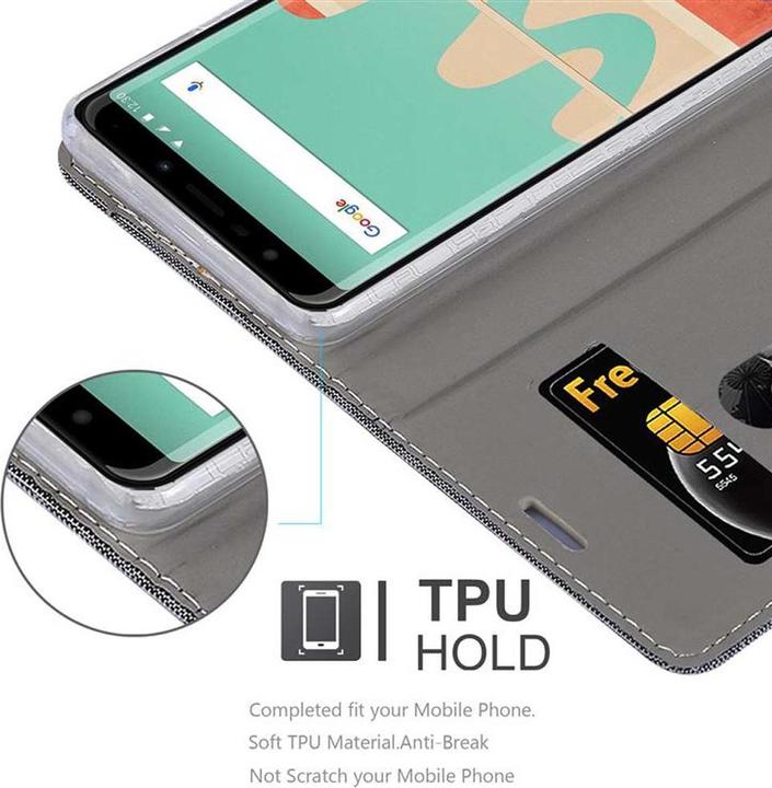 Image du produit Cadorabo Couverture look jeans Book (Wiko View Go)
