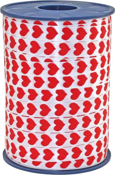 Produktbild Pattberg Geschenkband Honeymoon 1 cm x 250 m, Rot/Weiss (Geschenkband, 1 x)