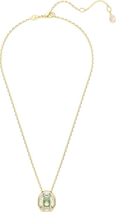 Produktbild Swarovski Chroma Halskette Oktagon Schliff Grün Gold (Swarovski Metall)