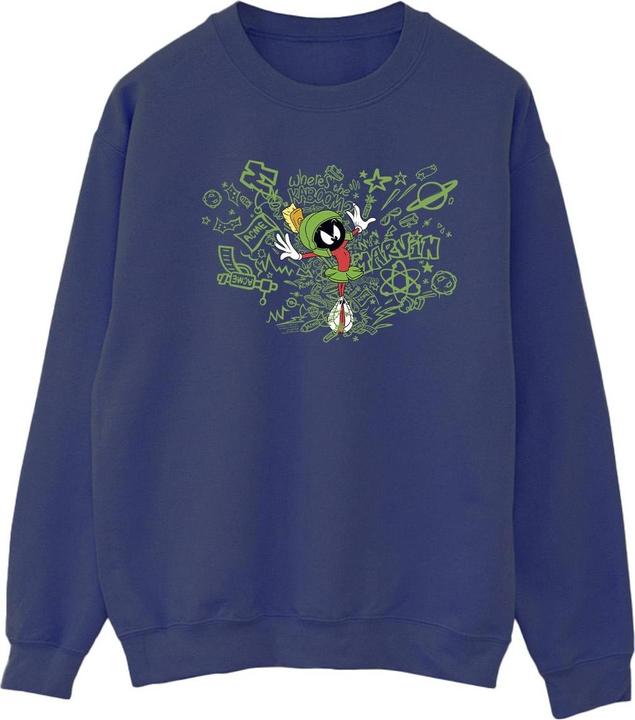 Looney Tunes ACME Doodles Marvin Martian Sweatshirt (L)